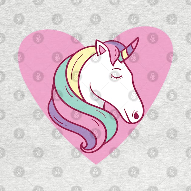 Amazing Unicorn Dreaming For Valentine Day hearts,Gift For Girl by Dirrastore